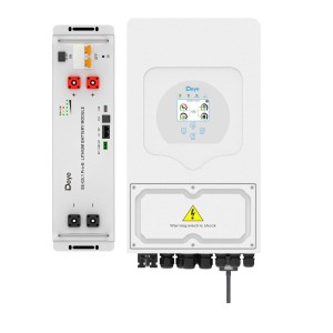 Kit fotovoltaico Off Grid + On Grid 6000-9000W DEYE PRO accumulo 30.72kWh Baita Casa Kit anti Lockdown Energetico