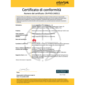 Huawei SUN2000-5K-LB0 Inverter Ibrido Monofase mpn: 01077156 AFCI integrato MPPT16A 7.5kWp