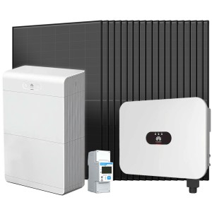 Kit fotovoltaico 6kW 8100W Monofase On Grid con Accumulo Batteria Huawei 14kW