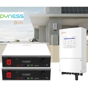 6kW 7200W Single-Phase On-Grid Photovoltaic Kit with Solis Inverter and Backup + Dyness 10.24kWh Battery