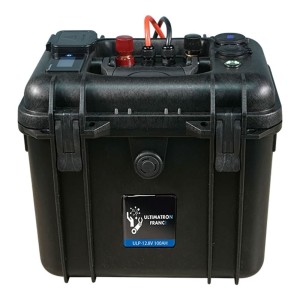 Ultimatron LiFePO4 ULP-12-100 12.8V 100Ah Waterproof BMS Portable Lithium Battery ULULP12100