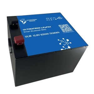 Ultimatron LiFePO4 12V 620Ah ULM-12-620 METAL 12.8V Batteria al Litio BMS Smart Bluetooth 7936Wh