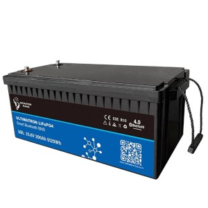 Ultimatron UBL-24-200 25.6V 200Ah LiFePO4 Lithium Battery BMS Smart Bluetooth