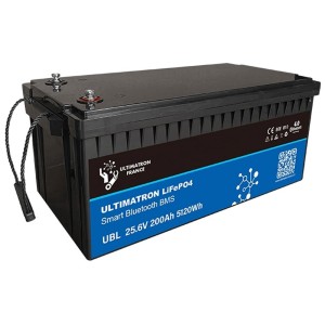 Ultimatron UBL-24-200 25.6V 200Ah LiFePO4 Lithium Battery BMS Smart Bluetooth