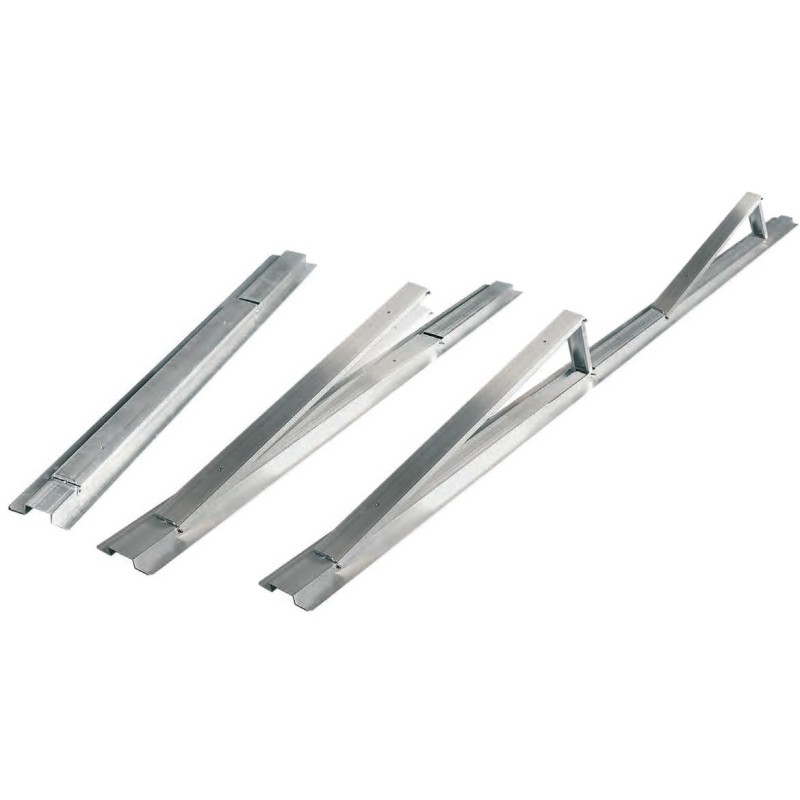 Megafix One Triangolo autoportante singolo in alluminio 1,5mt a 12°