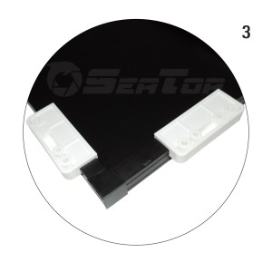 SeaTop Kit Supporti di montaggio in plastica per pannelli solari con frame N52331550201