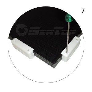 SeaTop Kit Supporti di montaggio in plastica per pannelli solari con frame N52331550201