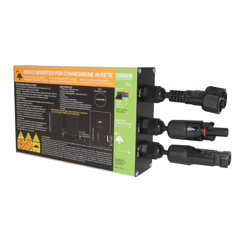 Topsolar GMI500 500W 230Vac Plug & Play grid-tied Micro Inverter