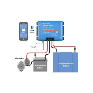 Victron Orion-Tr Smart 12/12-18 Convertitore 18A 220W Caricabatterie Isolato CC-CC con Bluetooth