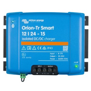 Victron Orion-Tr Smart 12/24-15 Convertitore 15A 360W Caricabatterie Isolato CC-CC con Bluetooth