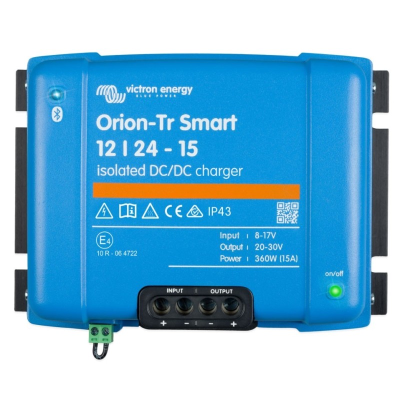 Victron Energy Orion-Tr Smart 12/24V 15A 360W Isolated DC-DC Charger with Bluetooth