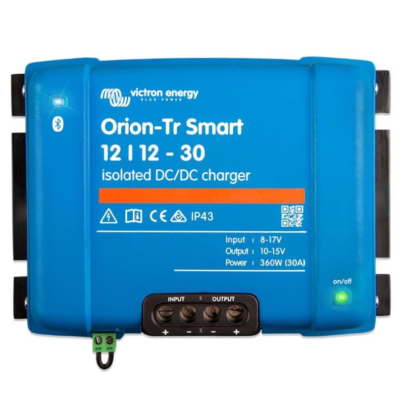 Caricabatterie Orion-Tr Smart 12V 30A Isolato Victron Energy con Bluetooth