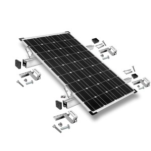 Adjustable Mounting kit h30mm 1 Panel with brackets