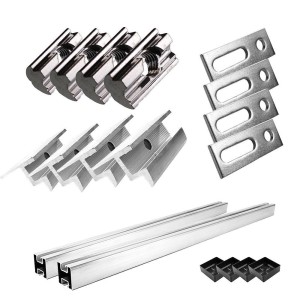 Mounting kit h35mm 1 solar panel with studs for pitched roof