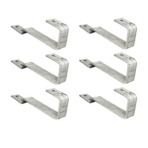 Fissaggio 2 pannelli h30 con staffe fisse per tetto inclinato frame 30mm