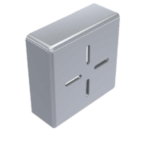 Tappo in ABS per profili solar 4x4