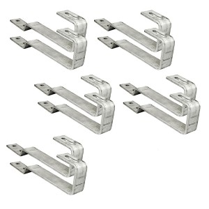 Fissaggio 4 pannelli h30 con staffe fisse per tetto inclinato frame 30mm