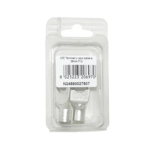 Kit 2 Terminali Cavo Batteria 35mmq Foro 12mm