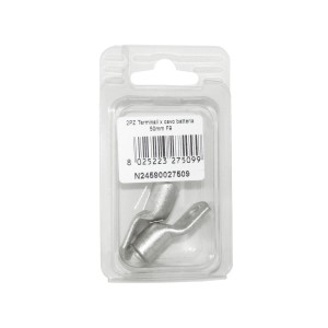Kit 2 Terminali Cavo Batteria 50mmq Foro 8mm