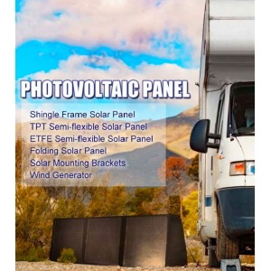 Pannello Solare 20W 12V 20.42V Modulo Fotovoltaico Monocristallino