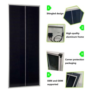 Pannello Solare 20W 12V 20.42V Modulo Fotovoltaico Monocristallino