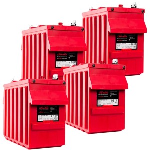 Rolls 6CS17P 24V 18.48kWh Battery Bank C100 Series 5000