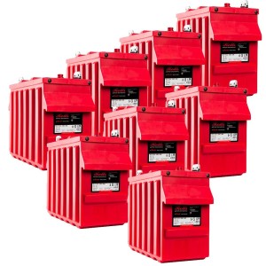Rolls 6CS17P 48V 36.96kWh Battery Bank C100 Series 5000