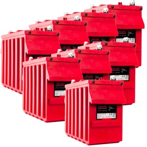 Rolls 6CS21P 48V 46.22kWh Battery Bank C100 Series 5000