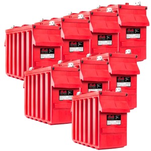Rolls 6CS27P 48V 60.43kWh Battery Bank C100 Series 5000