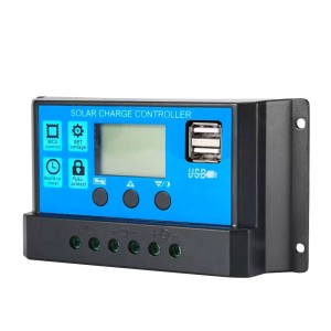 Regolatore di Carica PWM 12-24V 20A con 2 uscite USB 5V/2A Max