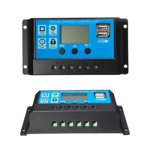 Regolatore di Carica PWM 12-24V 20A con 2 uscite USB 5V/2A Max