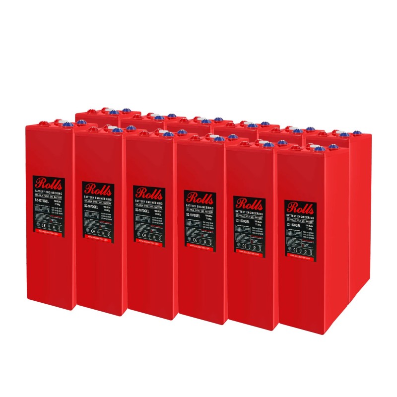 Rolls S2-920GEL 24V 30.89kWh GEL Battery Bank C100 OpzV Series