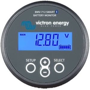 Victron BMV 712 Smart Monitor 2 Batterie 6,5-70 VDC completo di cavi e shunt