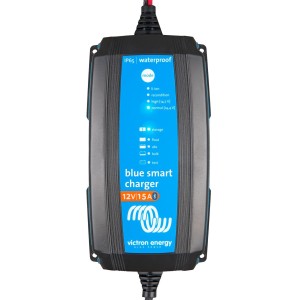 Victron Blue Smart Charger 12/15 Caricabatterie Portatile IP65 12V 15A con Bluetooth