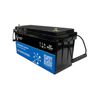 Ultimatron LiFePO4 12V 200Ah UBL-12-200-PRO 12.8V Batteria al Litio BMS Smart Bluetooth 2560Wh
