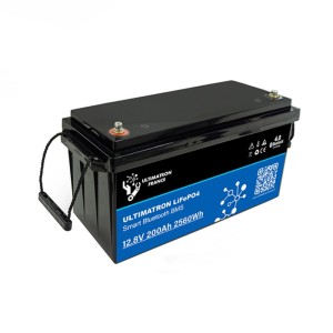 Ultimatron LiFePO4 12V 200Ah UBL-12-200-PRO 12.8V Batteria al Litio BMS Smart Bluetooth 2560Wh