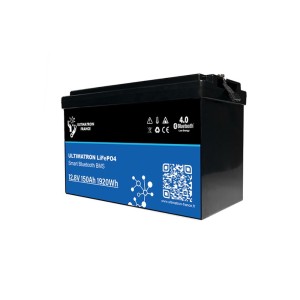 Ultimatron LiFePO4 12V 150Ah UBL-12-150H-PRO 12.8V Batteria al Litio BMS Smart Bluetooth 1920Wh