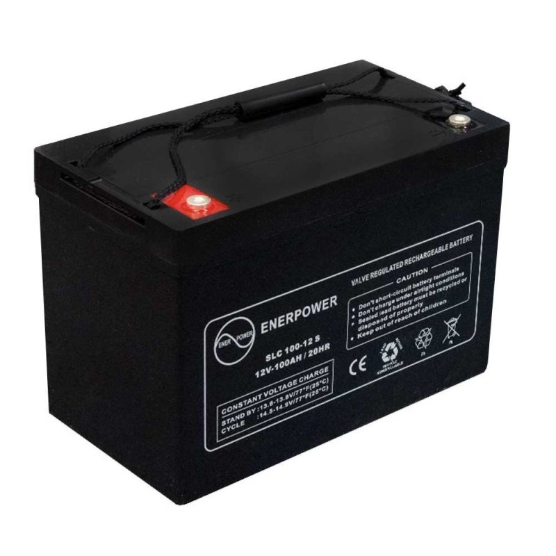 Enerpower SLC 100-12S 12V 100Ah C20 AGM VRLA Battery