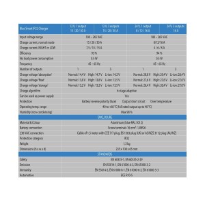 Victron Blue Smart 24/16/1 Caricabatterie 24V 16A IP22 1 uscita da parete con Bluetooth