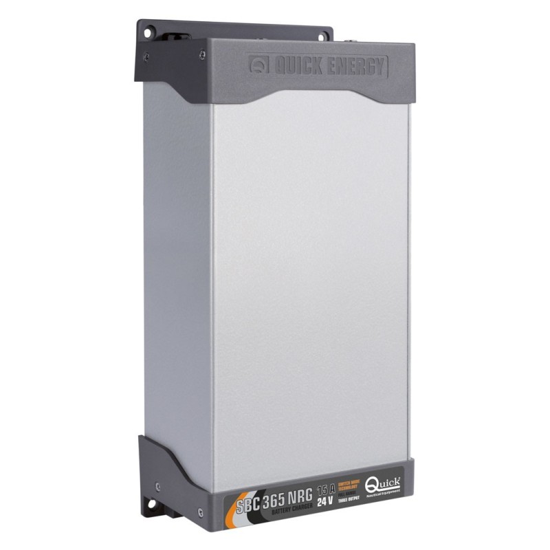 Quick SBC NRG+ Mini 365FR Caricabatterie 15A 24V 3 uscite 114x252x71mm
