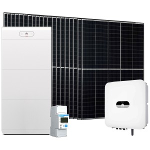 Kit fotovoltaico 6kw 9000W Plus Monofase On Grid con Accumulo Batteria Huawei 21kW