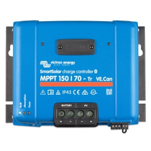 Victron SmartSolar MPPT 150/70-Tr 12/24/48V 70A VE.Can Regolatore di carica con Bluetooth