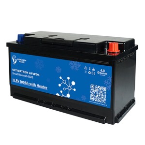 Ultimatron LiFePO4 12V 100Ah ULS-12-100H Lithium Battery BMS Smart Bluetooth Camper Van
