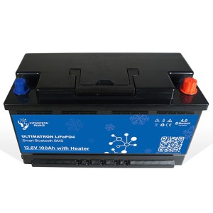 Ultimatron LiFePO4 12V 100Ah ULS-12-100H Lithium Battery BMS Smart Bluetooth Camper Van