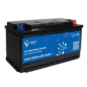 Ultimatron LiFePO4 12V 100Ah ULS-12-100H Lithium Battery BMS Smart Bluetooth Camper Van
