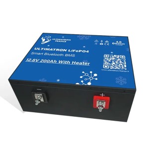 Ultimatron LiFePO4 12V 200Ah ULM-12-200H Batteria al Litio BMS Smart Bluetooth Camper (iva 10)