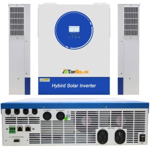 11kW 48V Off-Grid Hybrid Solar Inverter Build-in MPPT 120A 160A with WIFI Topsolar