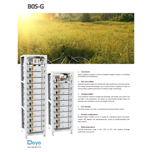 Deye BOS-G Batteria 40kW - 8x5.12kW + HVB750V/100A + rack 13