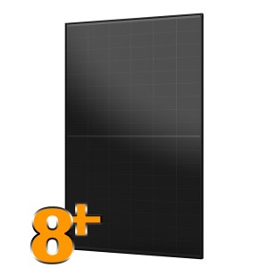 JA SOLAR 450W JAM54D41-450 Full Black bifacciale N-Type Glass-Glass Pannello Solare min 8pz