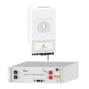 DEYE Sistema di accumulo 5.12kWh inverter 6kW SG05LP1 + 1 SE-G5.1 Pro-B
